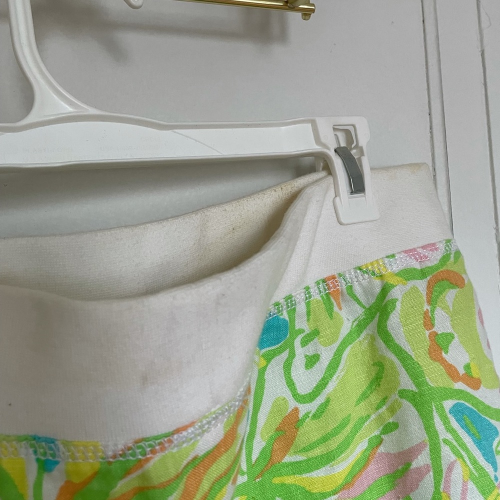 Lilly Pulitzer Pull On Skirt. Elephant Ear, L - Picture 4 of 5